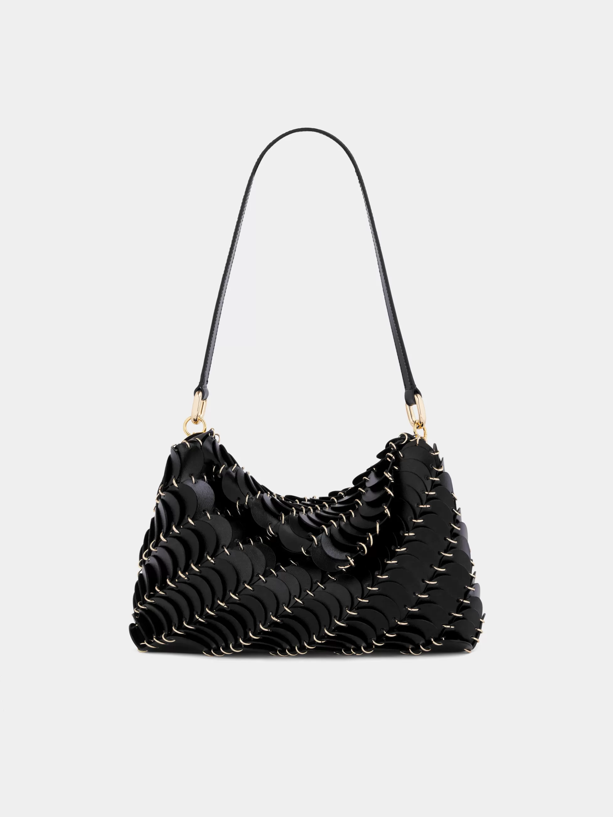 Rabanne Les Sacs Paco En Cuir | Sacs Porté Épaule^BLACK PACO SHOULDER CLUTCH IN CALFSKIN LEATHER