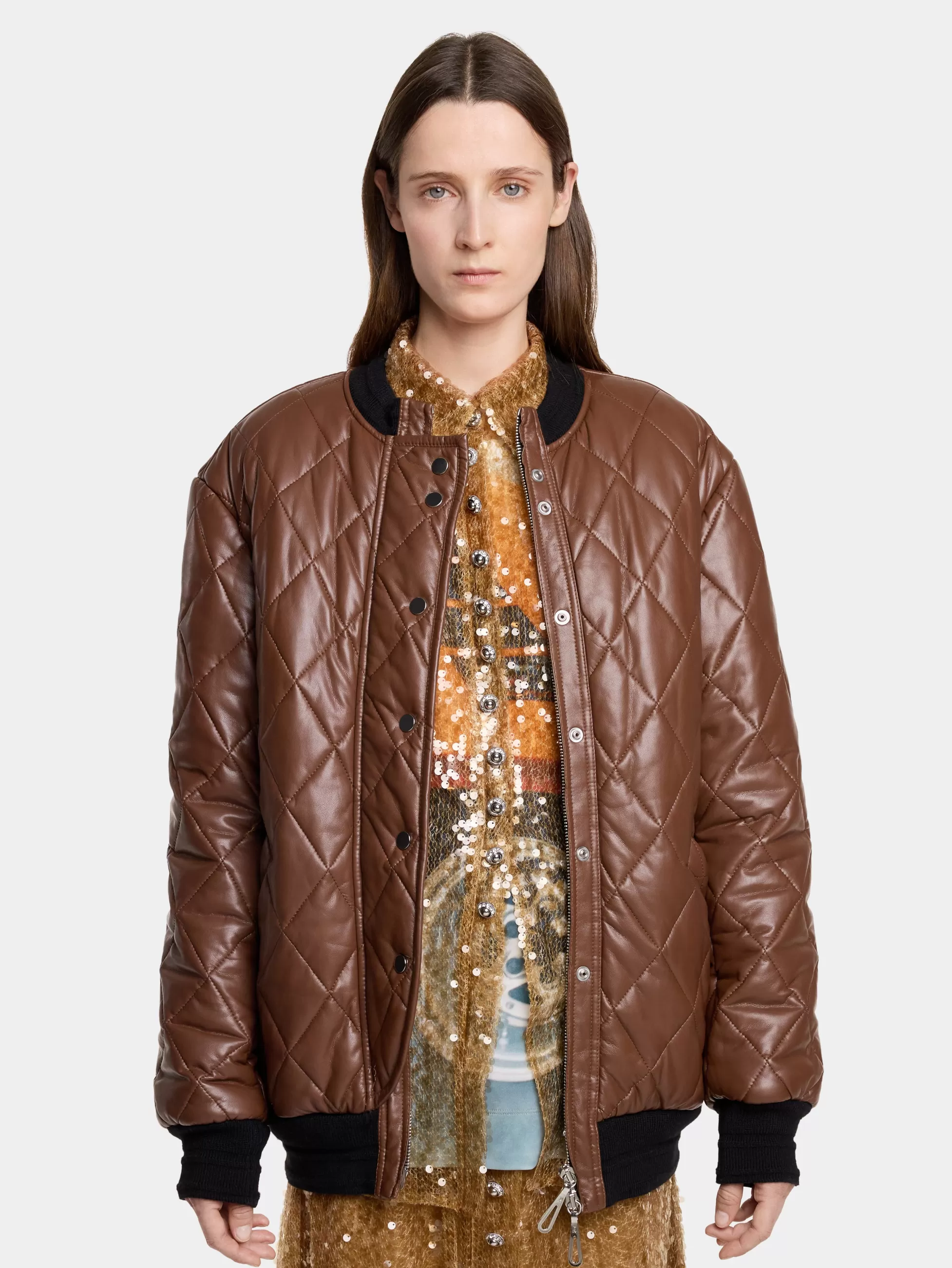 blouson_long_matelasse_2-1.webp Rabanne Vestes^BLOUSON LONG MATELASSE