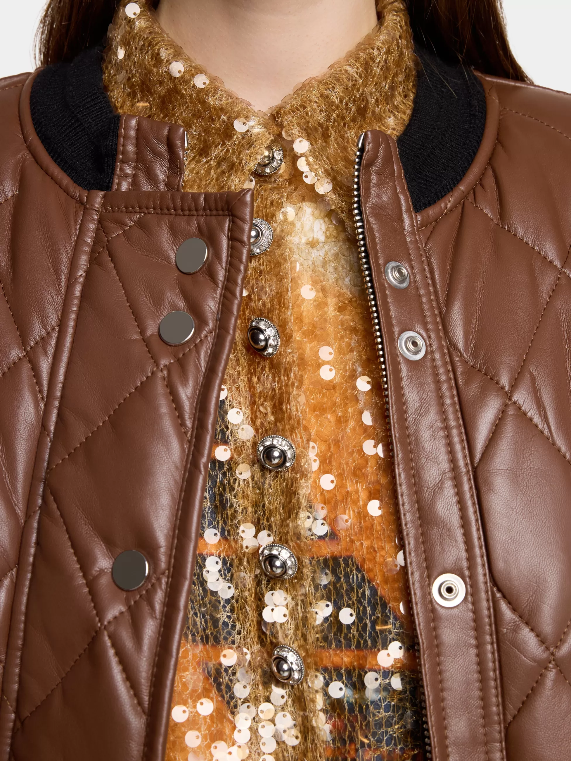 blouson_long_matelasse_3-1.webp Rabanne Vestes^BLOUSON LONG MATELASSE