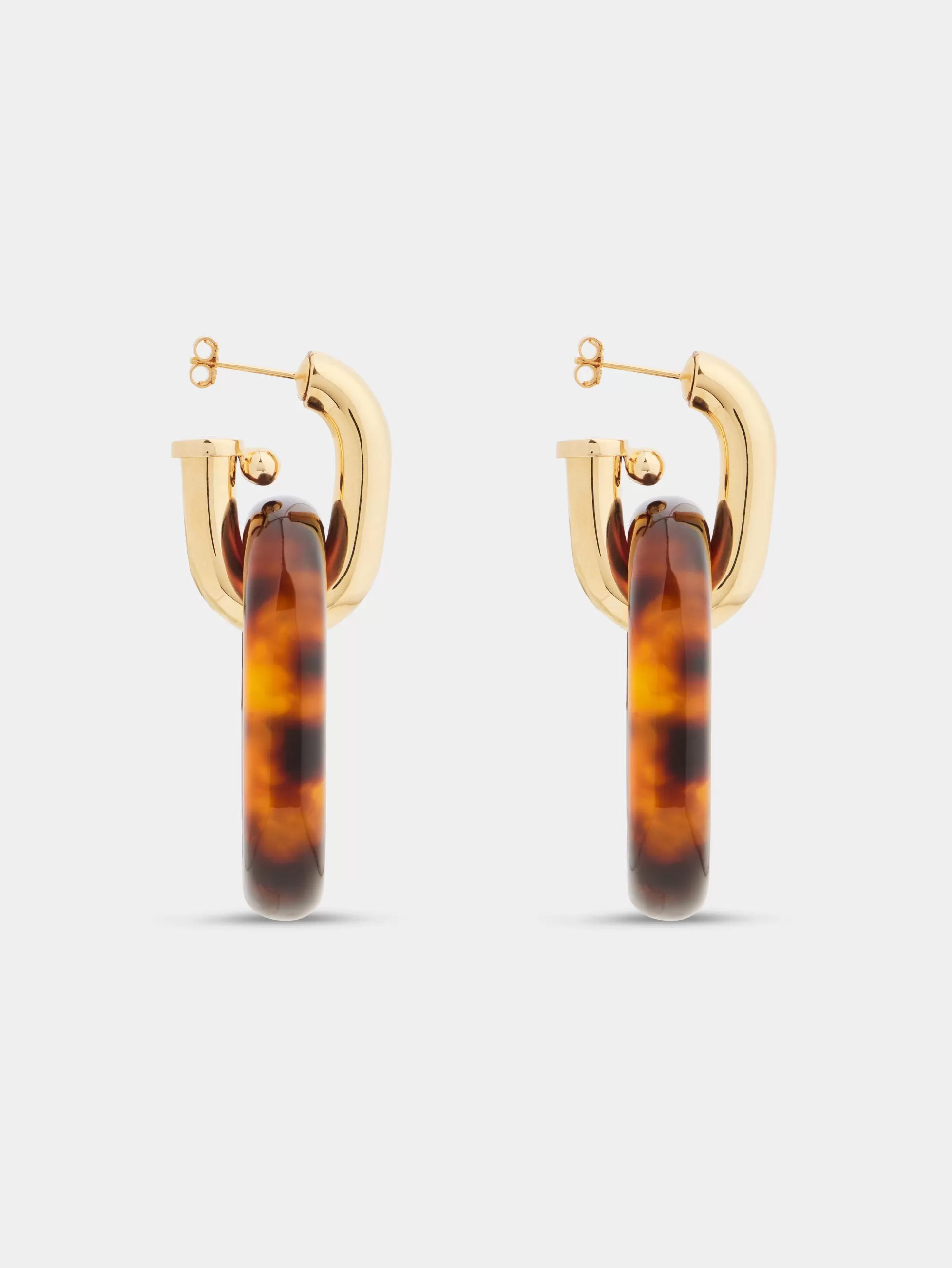 boucles_doreille_xl_link_oversize_tartaruga_4-1.webp Rabanne Petits Cadeaux | Boucles D'Oreilles^BOUCLES D'OREILLE XL LINK OVERSIZE TARTARUGA
