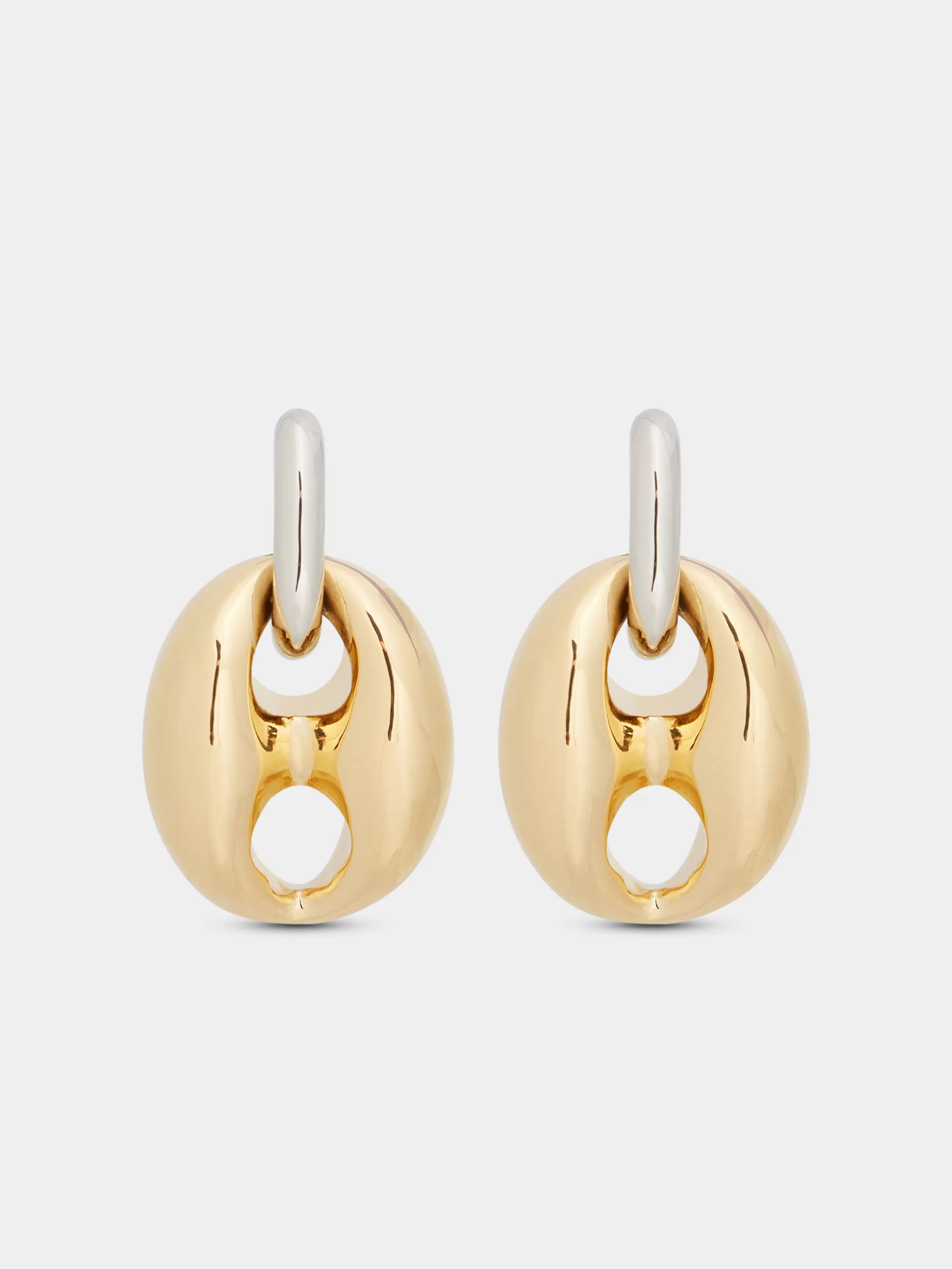 Rabanne Sélection De Soirée | Petits Cadeaux^Boucles d'oreilles Eight chunky or-argent
