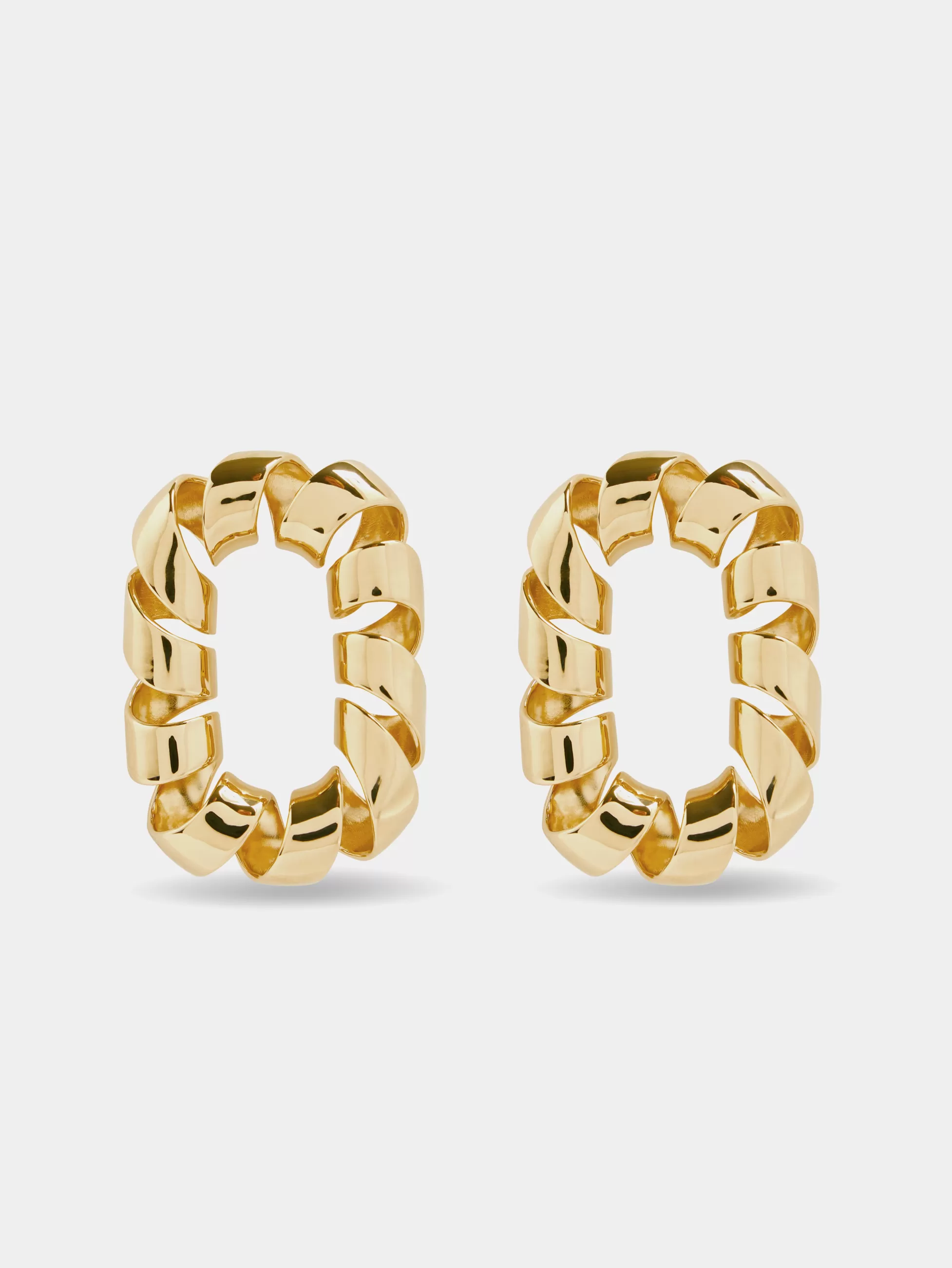 Rabanne Boucles D'Oreilles^Boucles d'oreilles XL link twist dorées