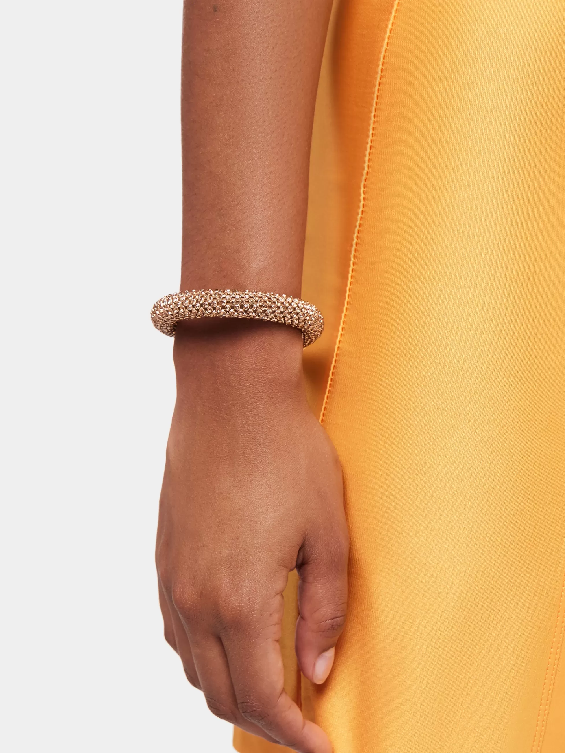 Rabanne Bracelets^Bracelet en pixel tube doré