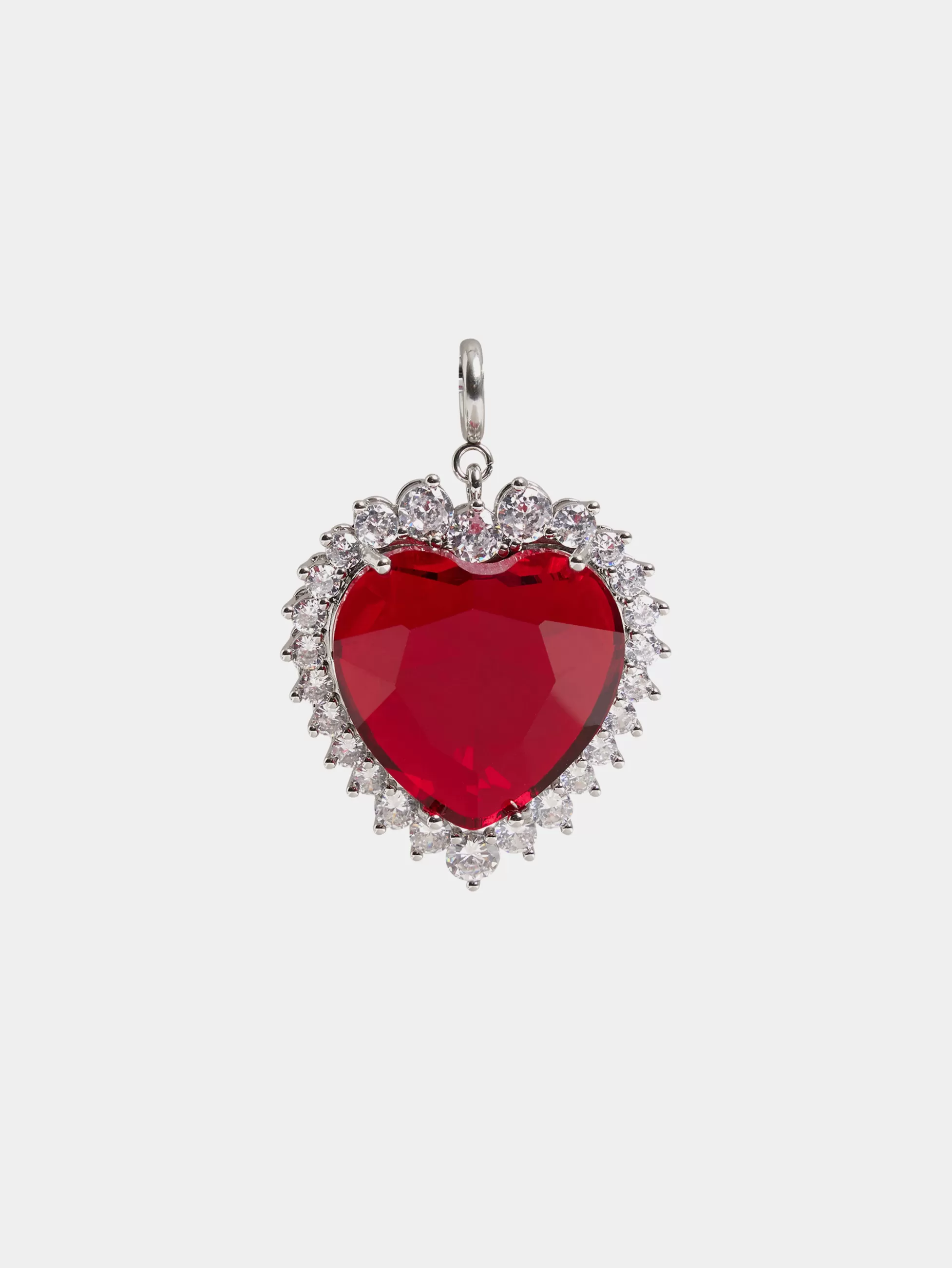 Rabanne Personnalisez Votre Sac | Charms^CHARM COEUR EN CRISTAL ROUGE RUBY
