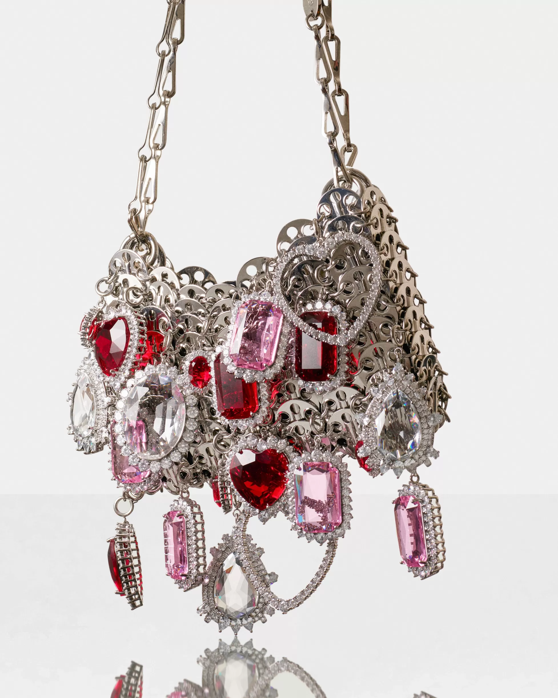 Rabanne Personnalisez Votre Sac | Charms^CHARM COEUR EN CRISTAL ROUGE RUBY
