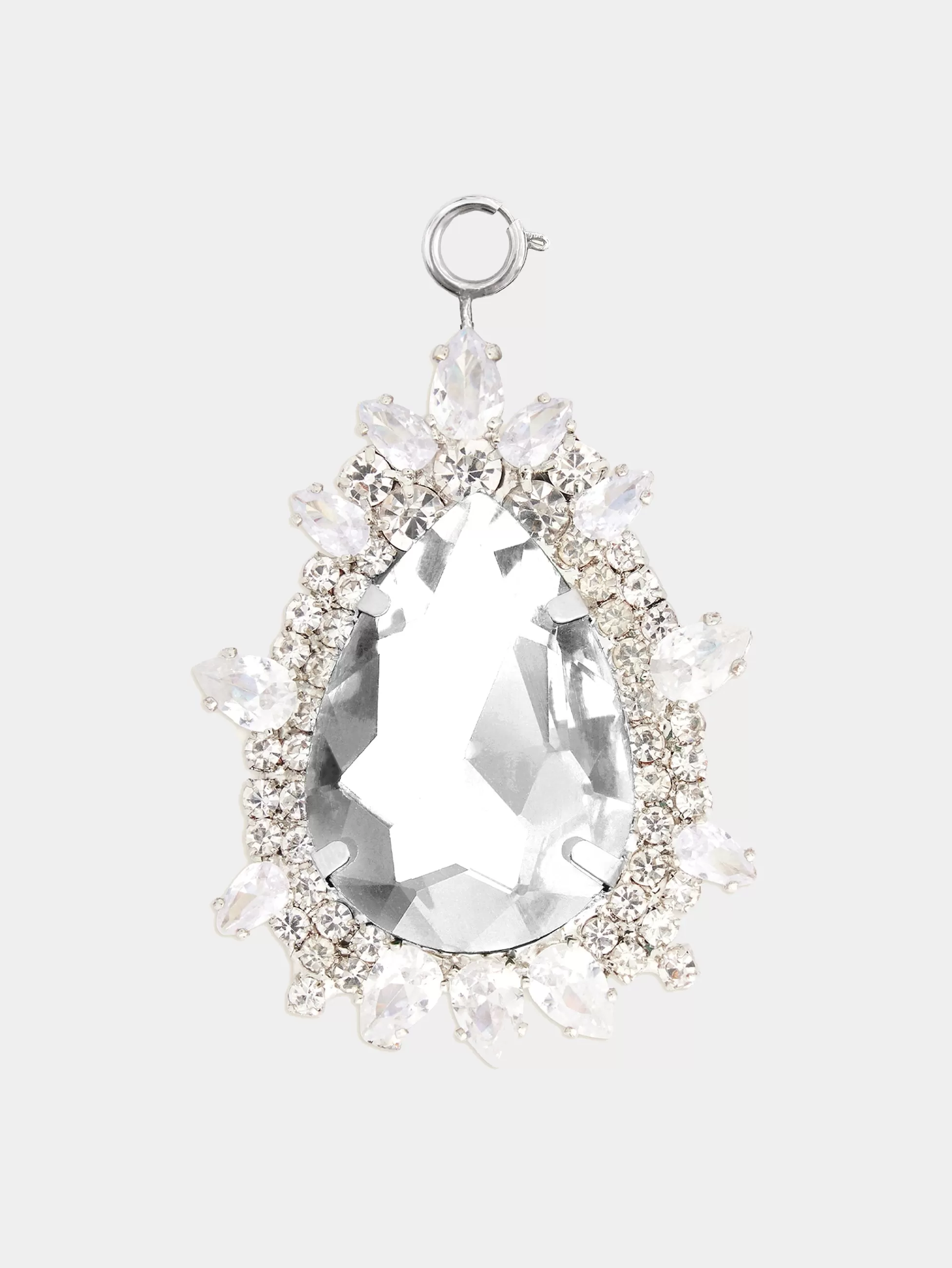 Rabanne Personnalisez Votre Sac | Charms^Charm poire en cristal transparent