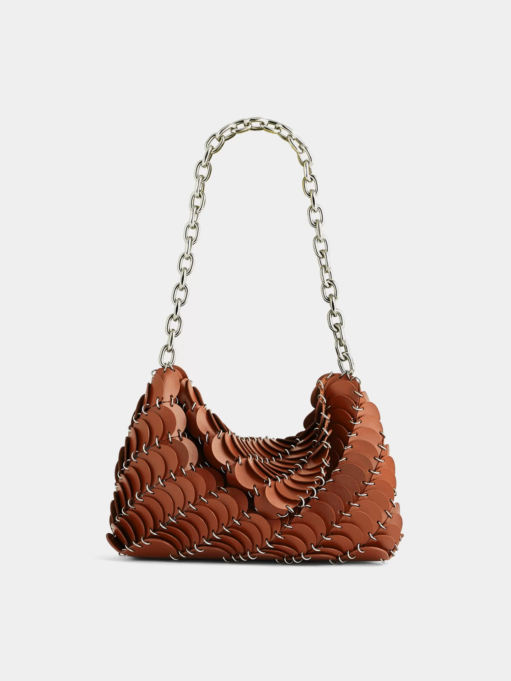 Rabanne Les Sacs Paco En Cuir | Sacs Porté Épaule^Cognac Paco clutch Bag
