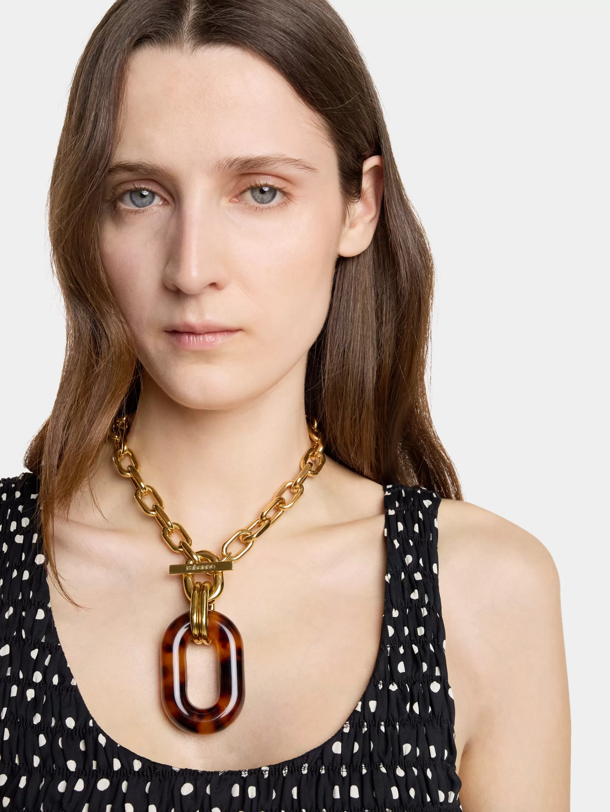 Rabanne Colliers^COLLIER XL LINK TARTARUGA