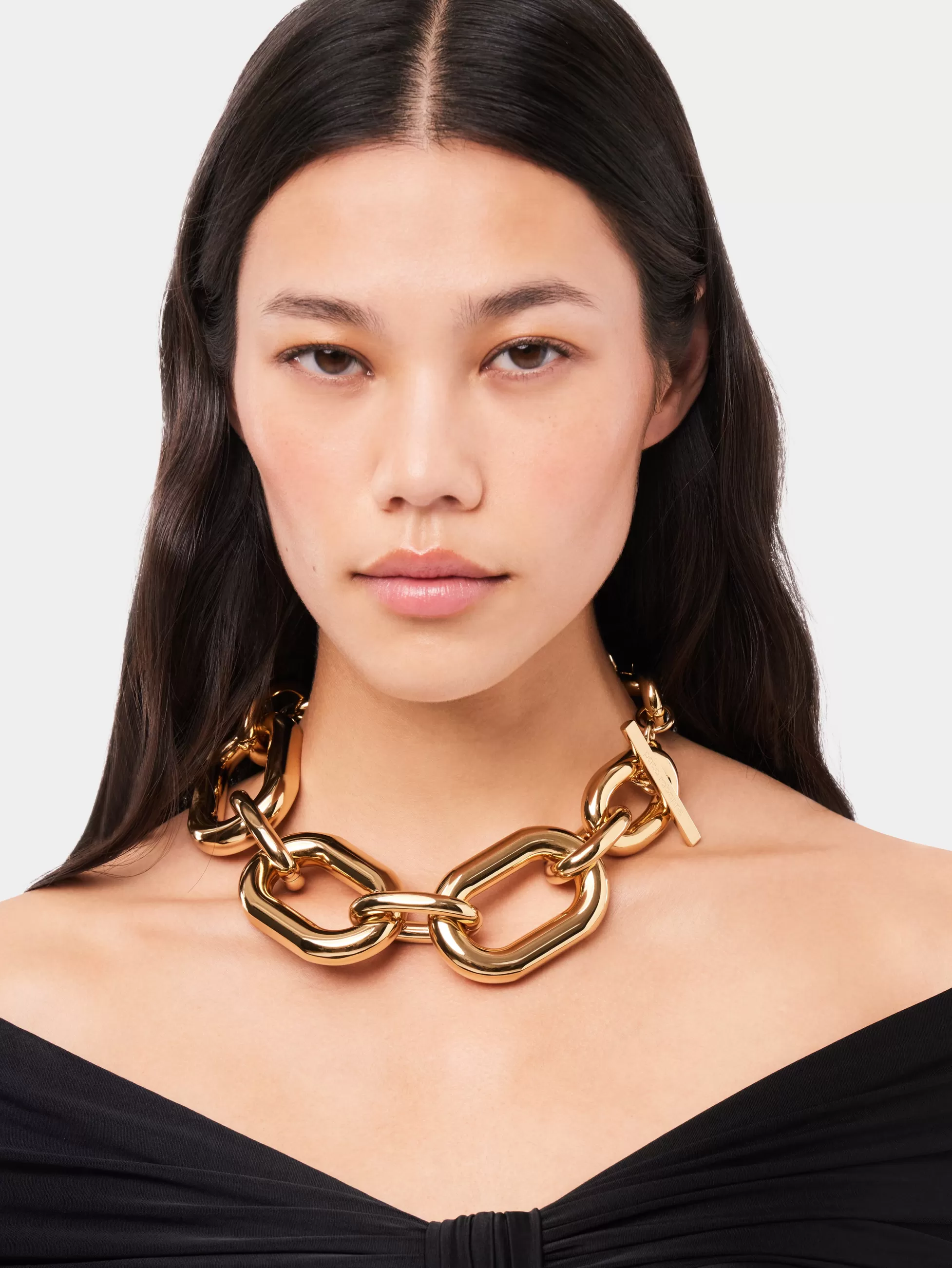 Rabanne Sélection De Soirée | Colliers^Collier XL Link oversize doré