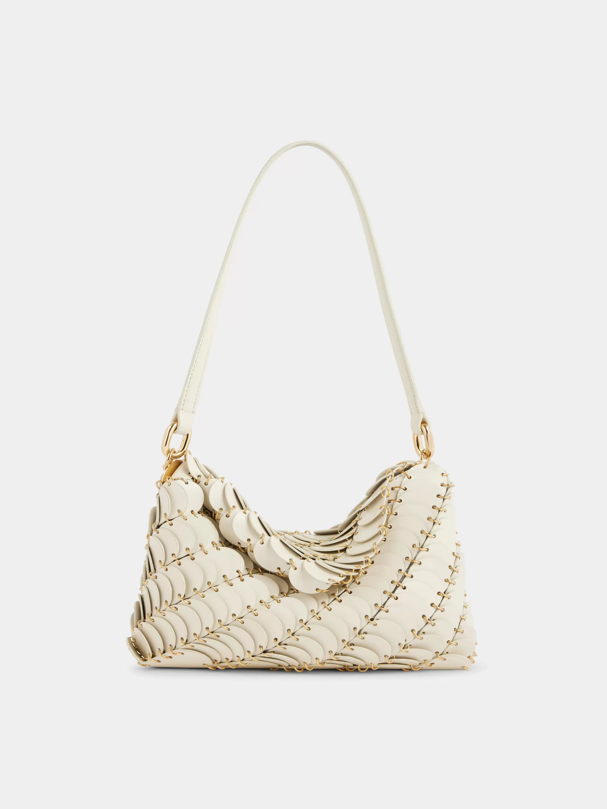 Rabanne Les Sacs Paco En Cuir | Sacs Porté Épaule^CREAM PACO SHOULDER CLUTCH IN CALFSKIN LEATHER
