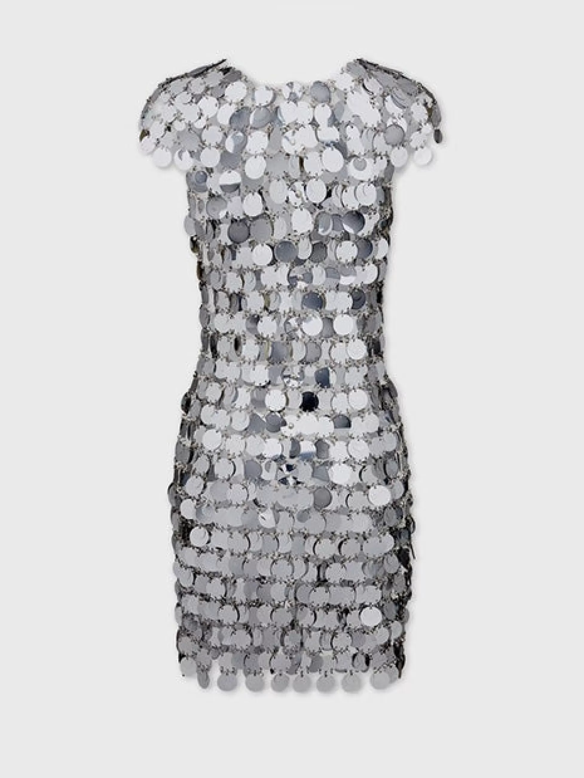 mini_robe_faite_de_plaques_rondes__effet_miroir_5-1.webp Rabanne Sélection De Soirée | Robes^Mini robe faite de plaques rondes à effet miroir