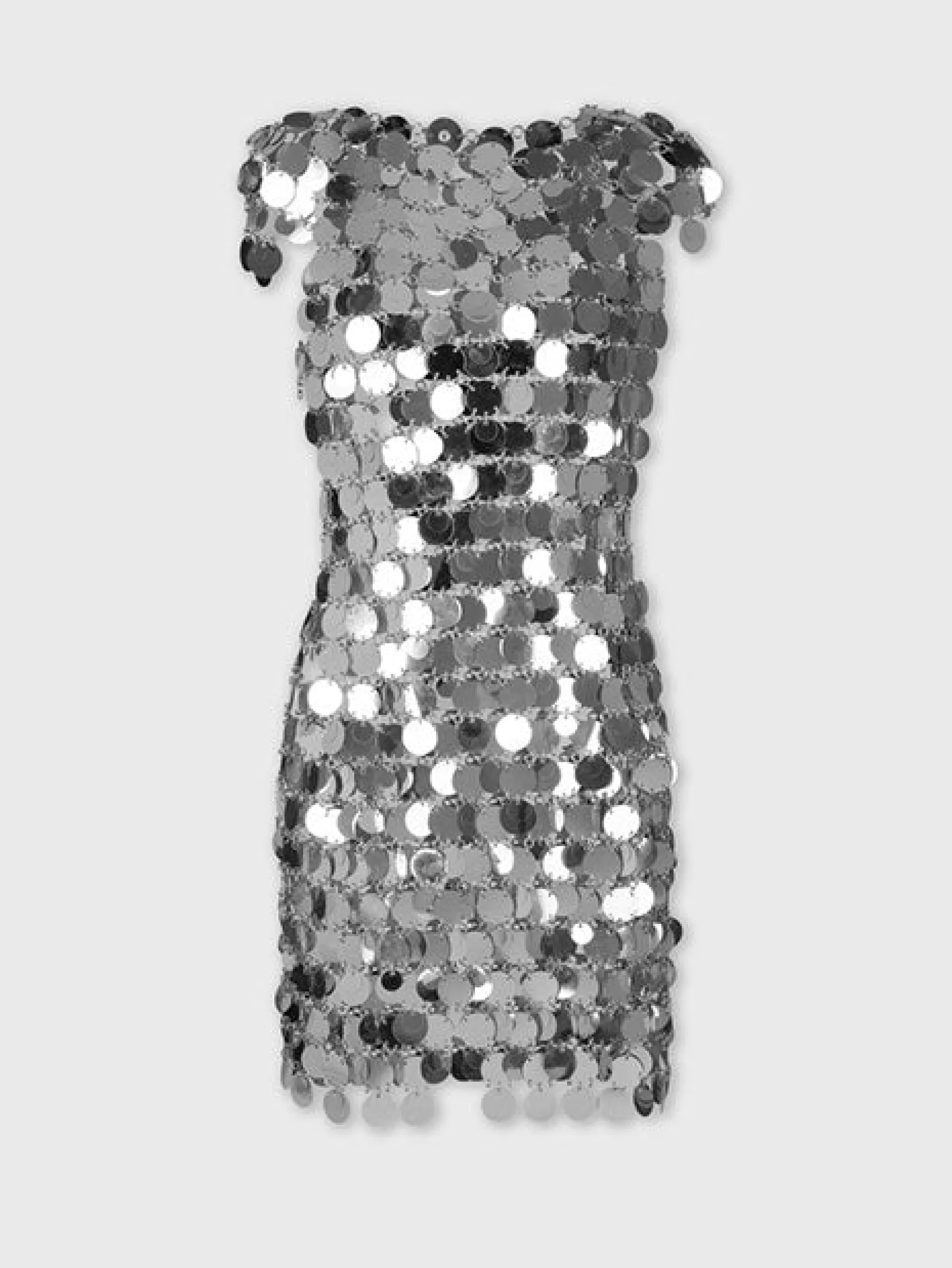 mini_robe_faite_de_plaques_rondes__effet_miroir_6-1.webp Rabanne Sélection De Soirée | Robes^Mini robe faite de plaques rondes à effet miroir