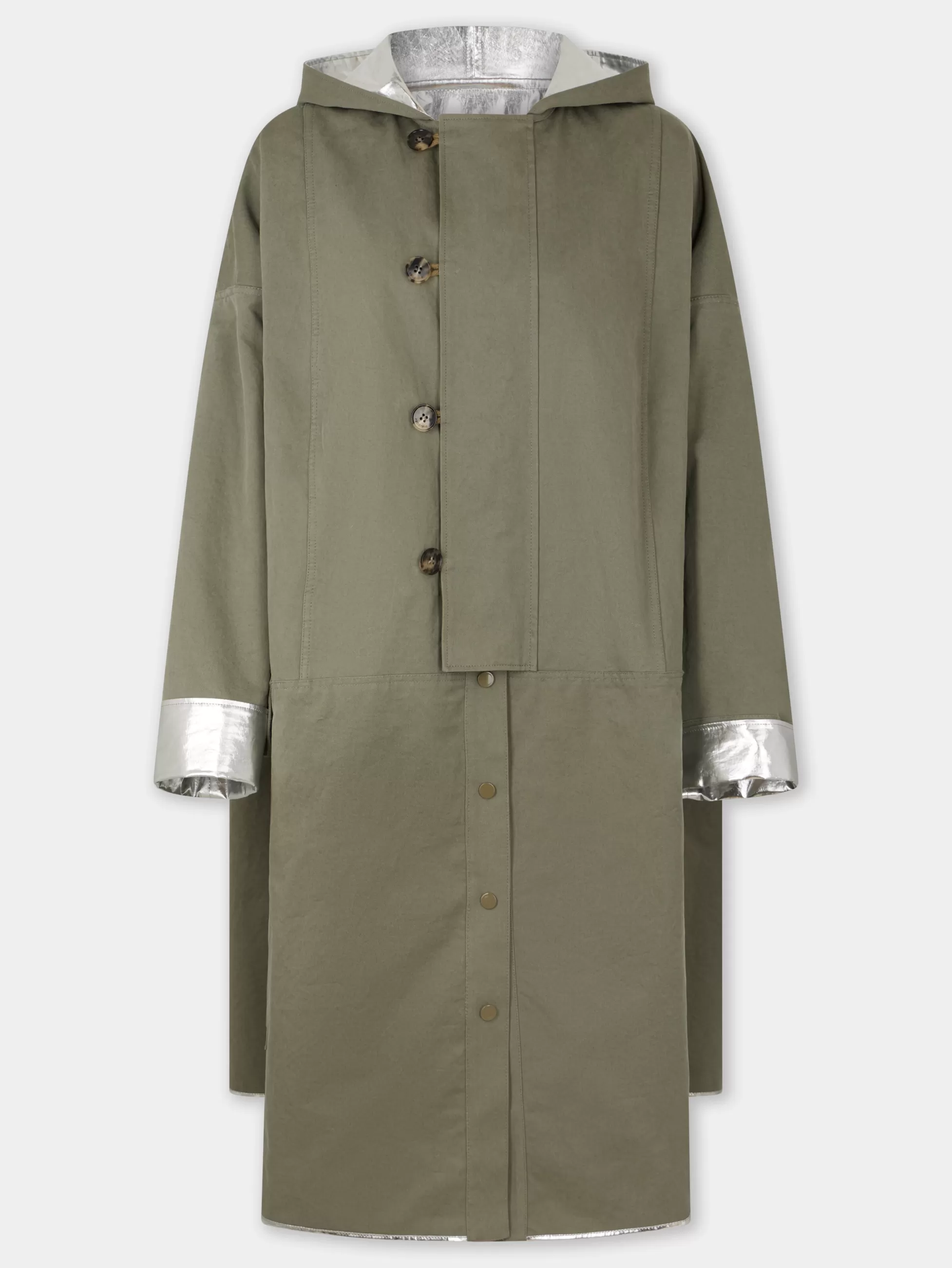 Rabanne Vestes^PARKA REVERSIBLE EN TOILE DE COTON