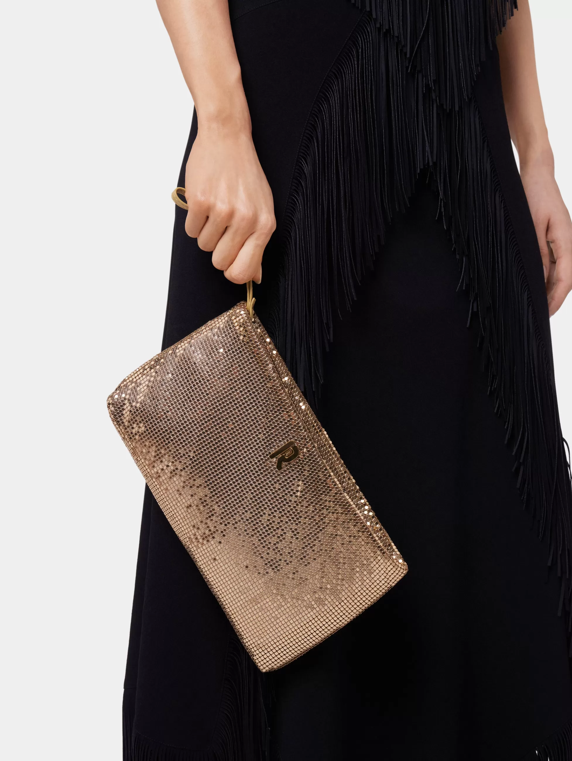 Rabanne Sélection De Soirée^POCHETTE DOREE EN MESH