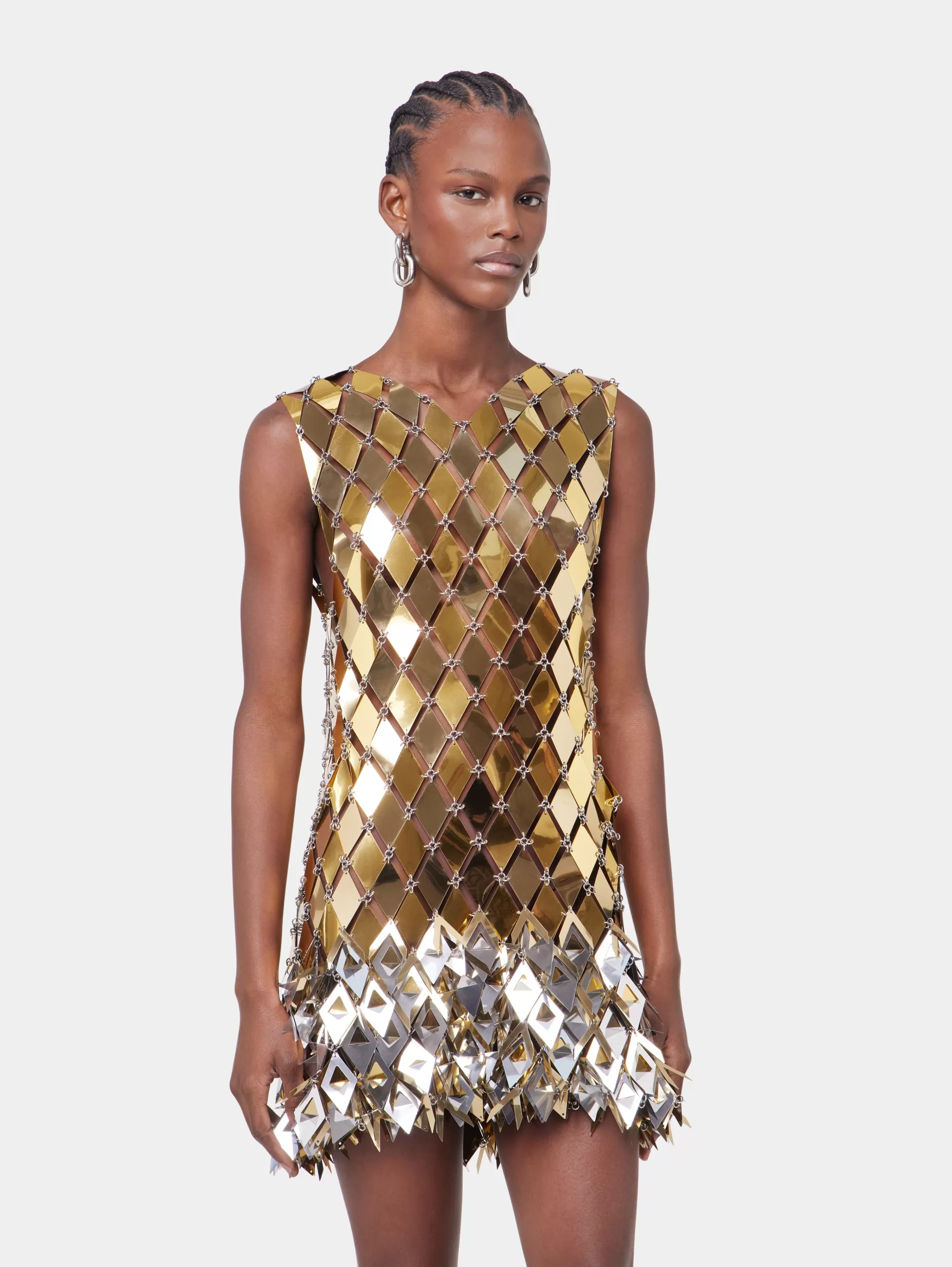 robe_courte_en_assemblage_4-1.webp Rabanne Sélection De Soirée | Robes^ROBE COURTE EN ASSEMBLAGE