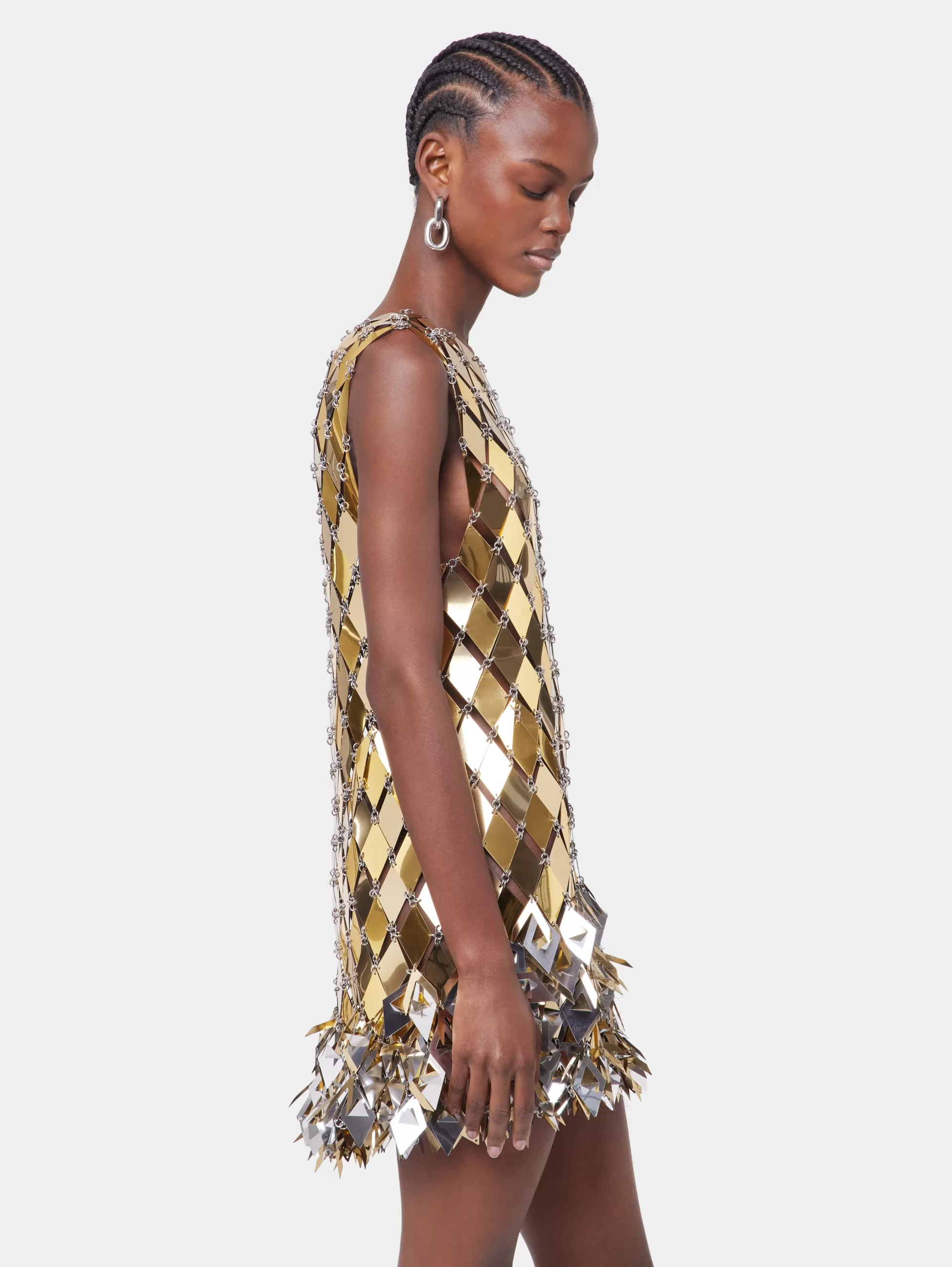 robe_courte_en_assemblage_5-1.webp Rabanne Sélection De Soirée | Robes^ROBE COURTE EN ASSEMBLAGE