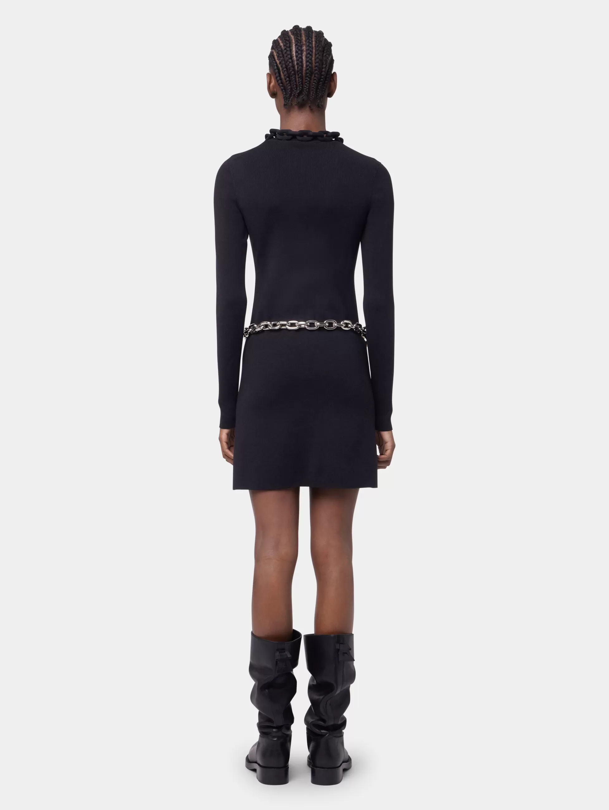 robe_courte_en_maille_5-1.webp Rabanne Sélection De Soirée | Robes^ROBE COURTE EN MAILLE