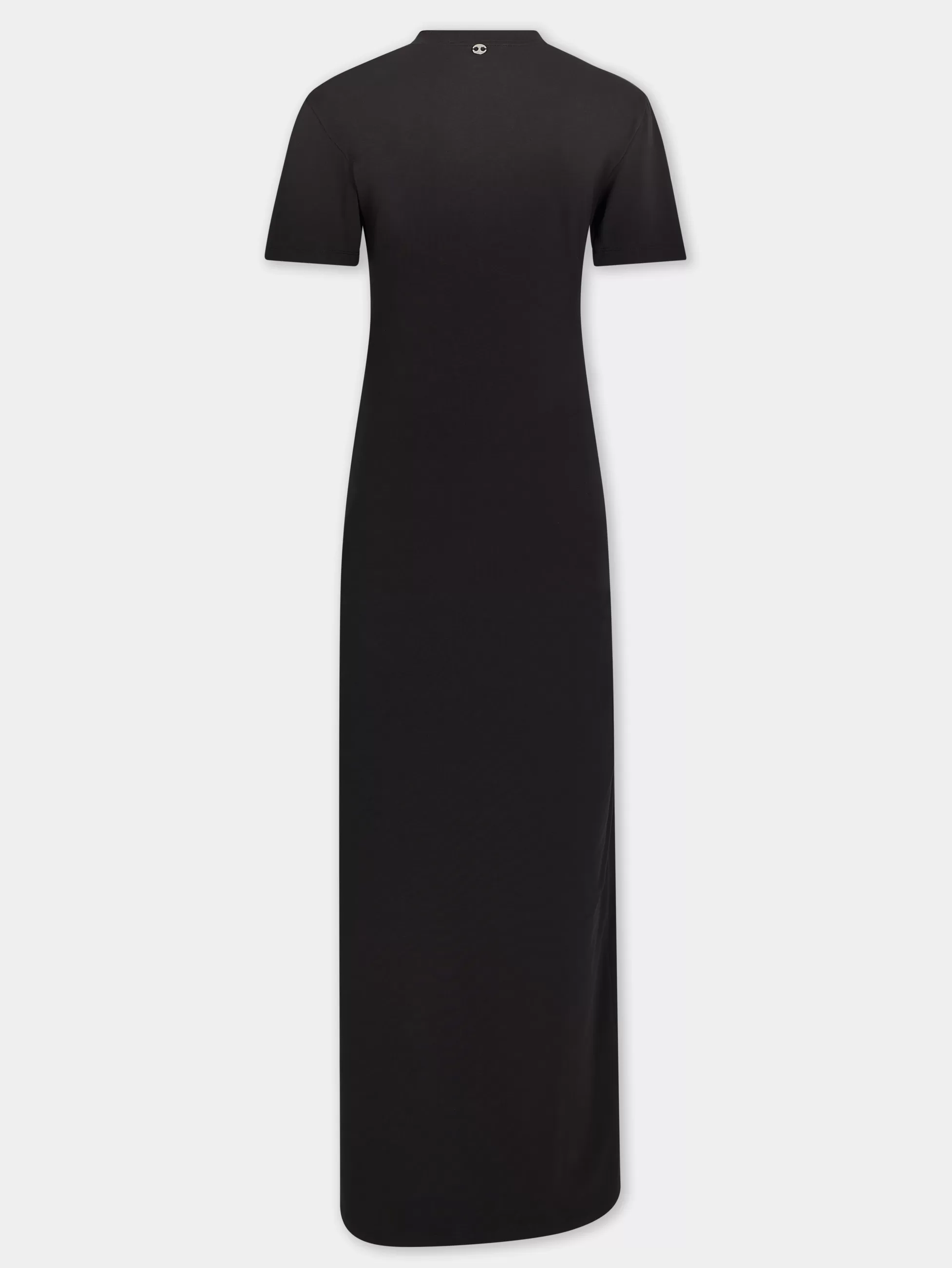 robe_longue_noire_piercing_en_jersey_6-1.webp Rabanne Sélection De Soirée | Robes^ROBE LONGUE NOIRE PIERCING EN JERSEY