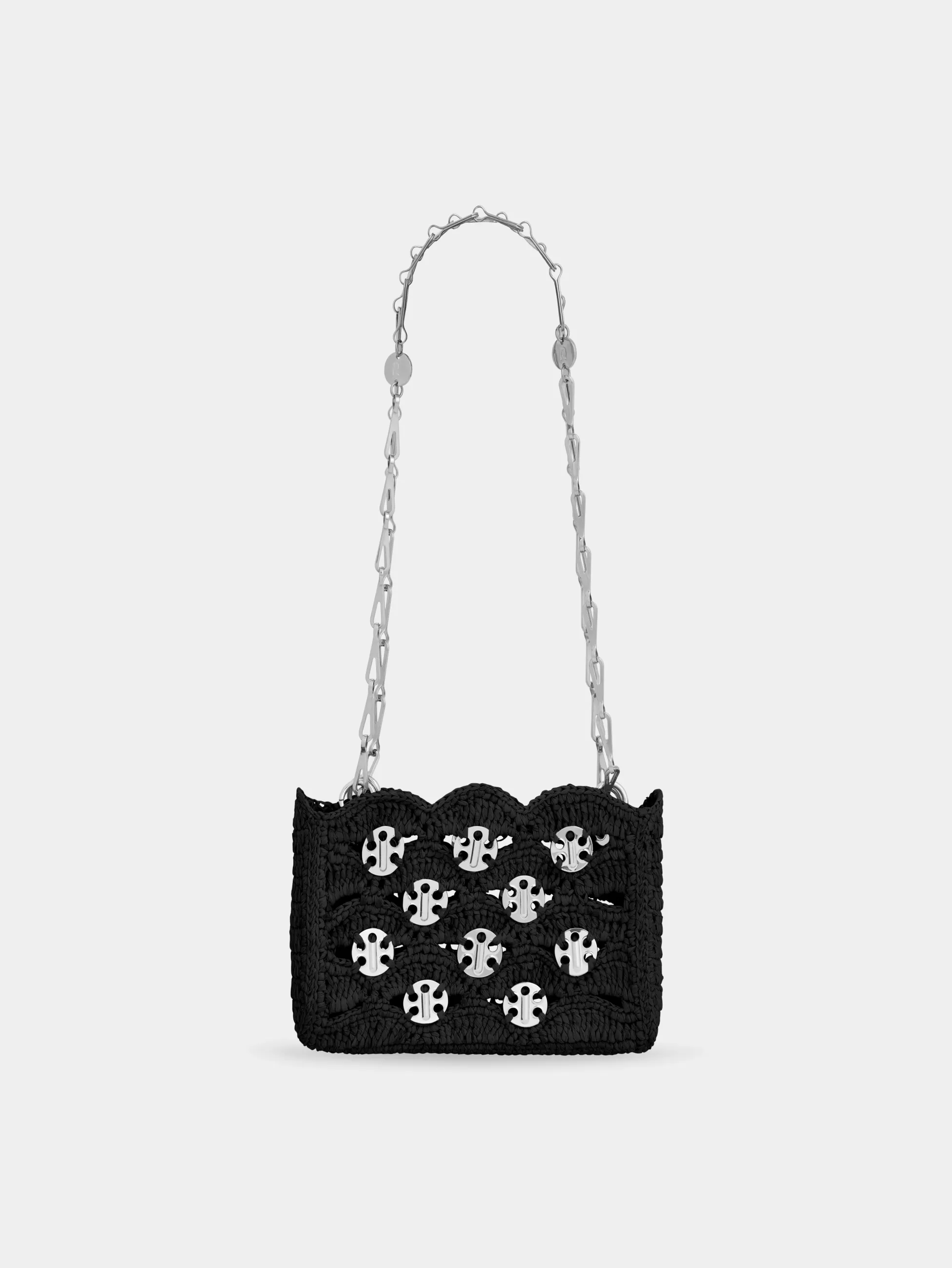 Rabanne Le Sac 1969^SAC 1969 NANO NOIR EN RAPHIA