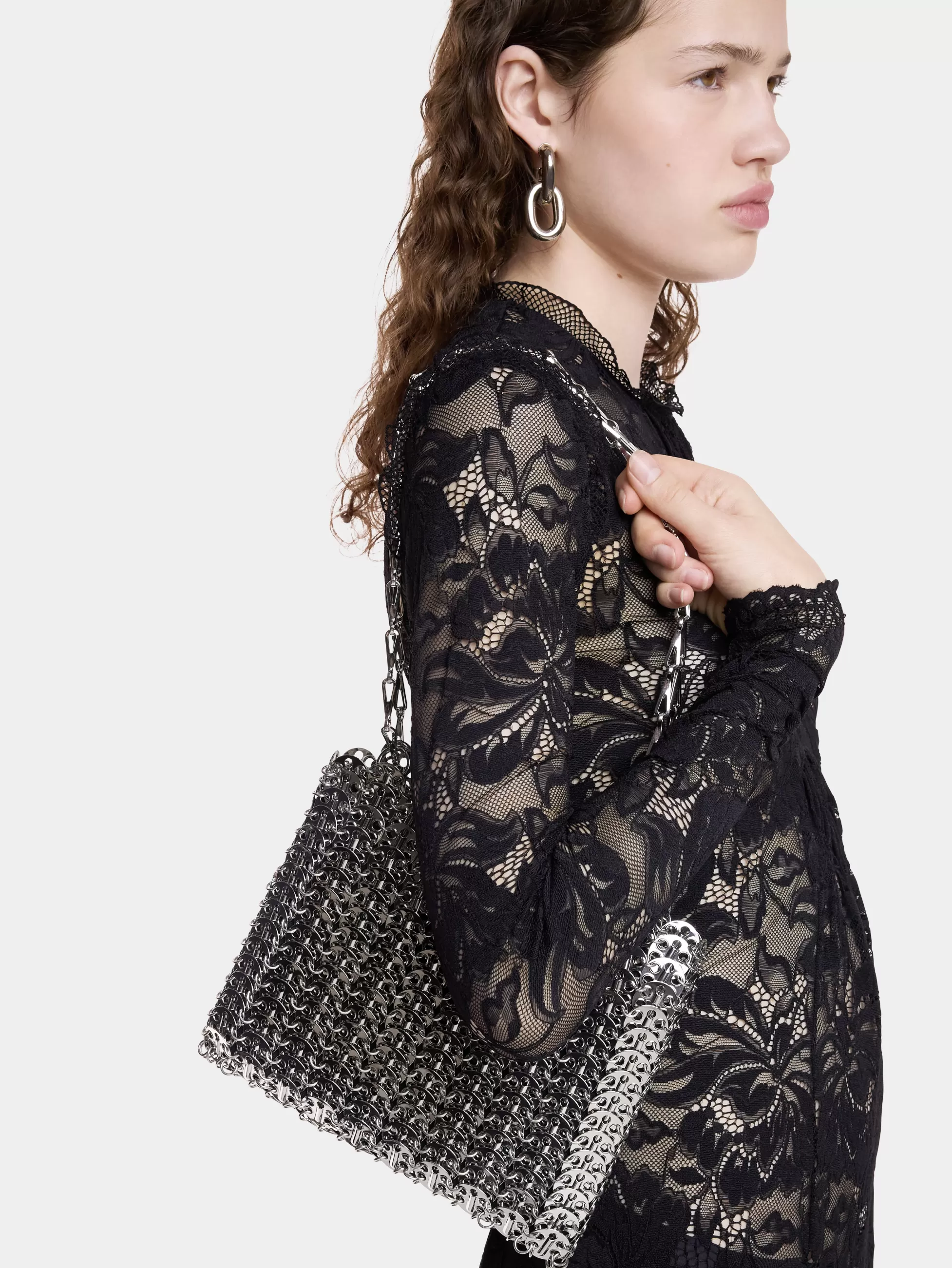 sac_iconique__argent_2-1.webp Rabanne Sélection De Soirée | Personnalisez Votre Sac^Sac iconique 1969 Argent