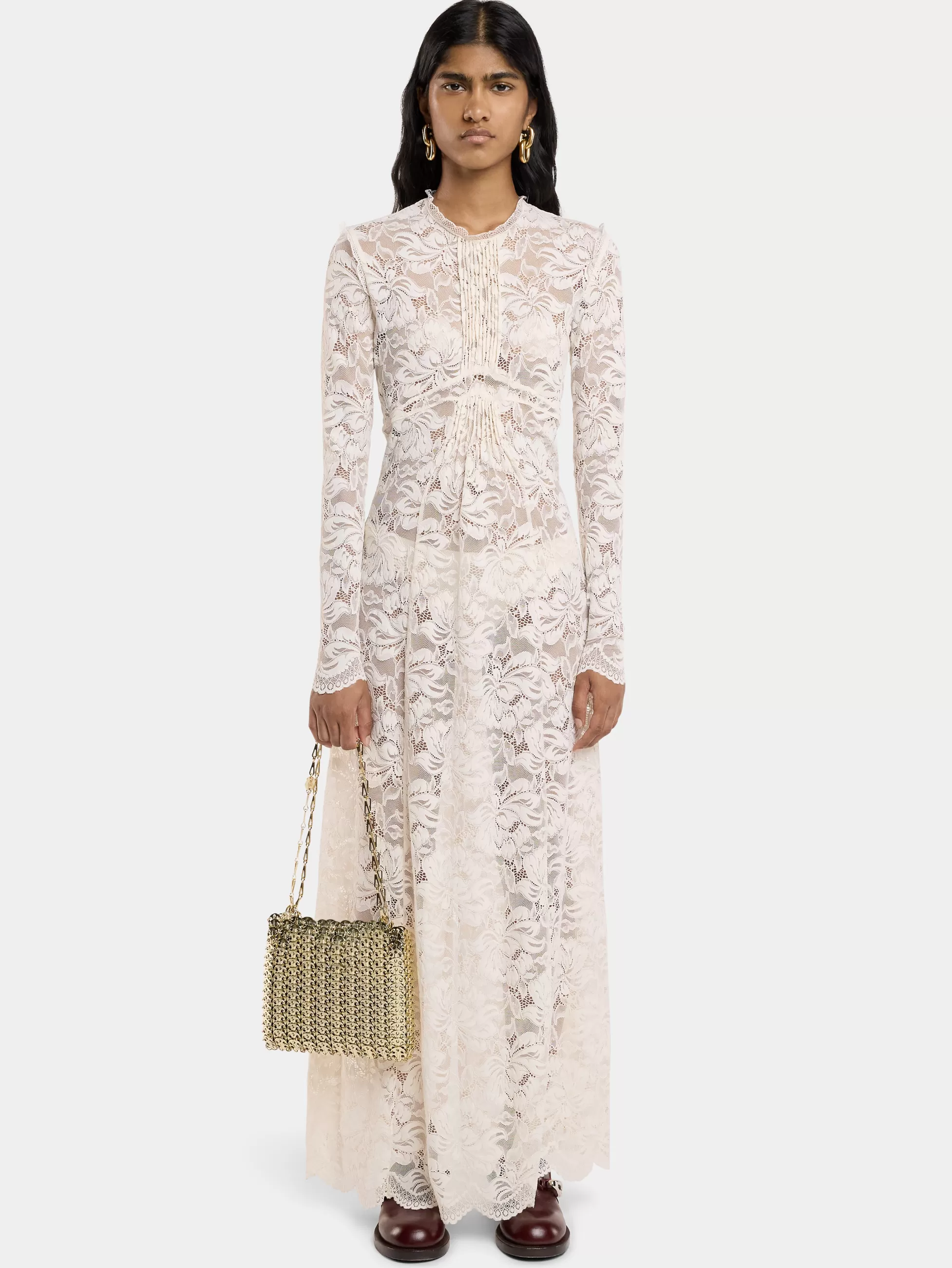 sac_iconique__or_clair_2-1.webp Rabanne Sélection De Soirée | Sacs De Soirée^Sac iconique 1969 or clair