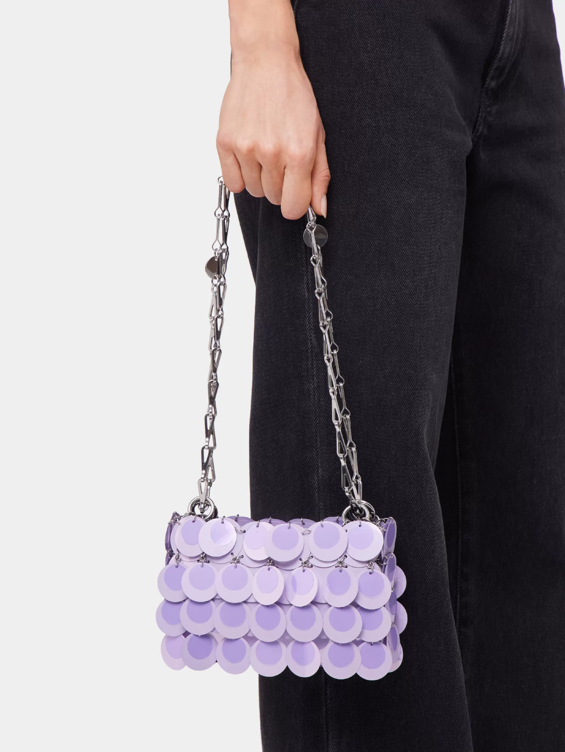 sac_lilas_sparkle_nano_3-1.webp Rabanne Sélection De Soirée^SAC LILAS SPARKLE NANO